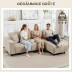 3 vietų L-formos kampinė sofa su apkeičiamu šezlongu ir plieniniu rėmu