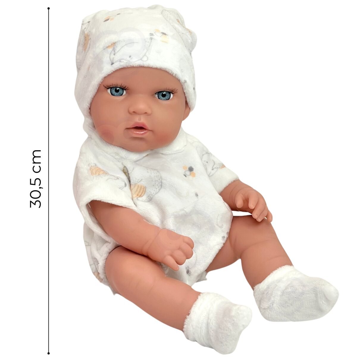 Kūdikio lėlės rinkinys su rožine nešyne – Paveikslėlis 13