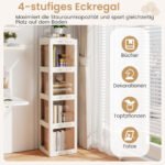 Pasukama knygų lentyna (Balta) – Paveikslėlis 4