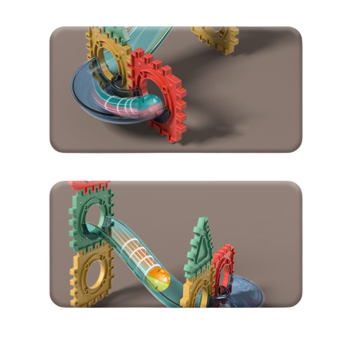 3D konstruktorius su rutuliukų trasa, 128 dalių – Paveikslėlis 3