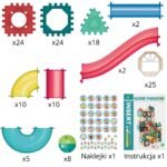 3D konstruktorius su rutuliukų trasa, 128 dalių – Paveikslėlis 4