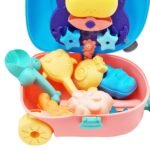 Lagaminas su hipopotamo smėlio ir vandens žaidimais – Paveikslėlis 14