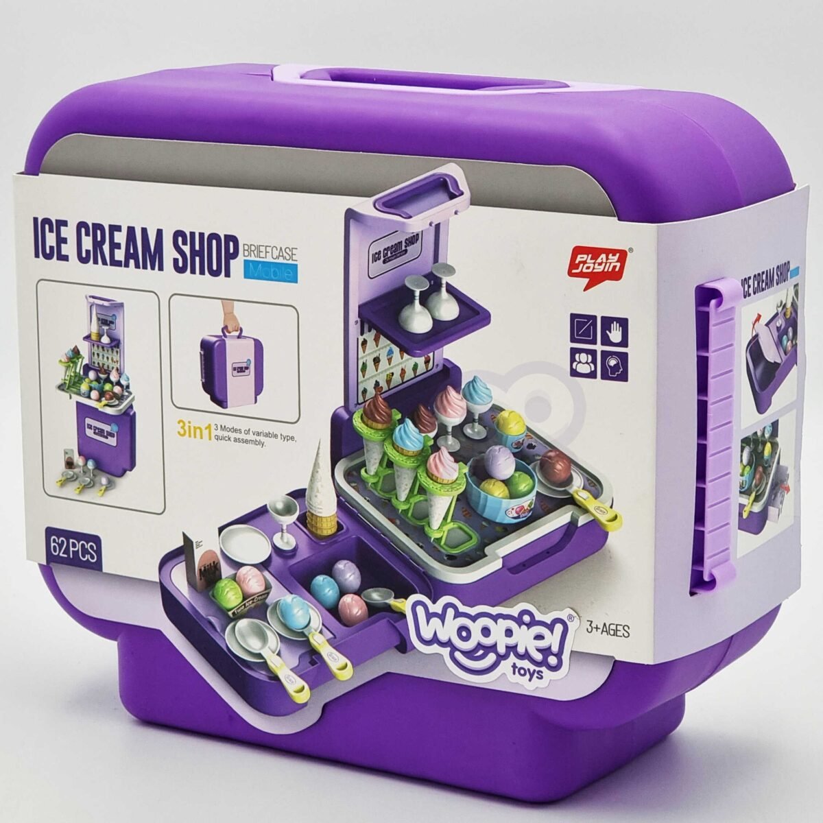 3in1 ledų lagaminėlis, 62 dalių – Paveikslėlis 14