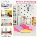 4 dalių putplasčio laipiojimo ir čiuožimo blokelių rinkinys (Rožinė) – Paveikslėlis 4