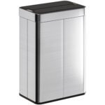 55 l talpos sensorinė šiukšliadėžė su drugelio dangčiu