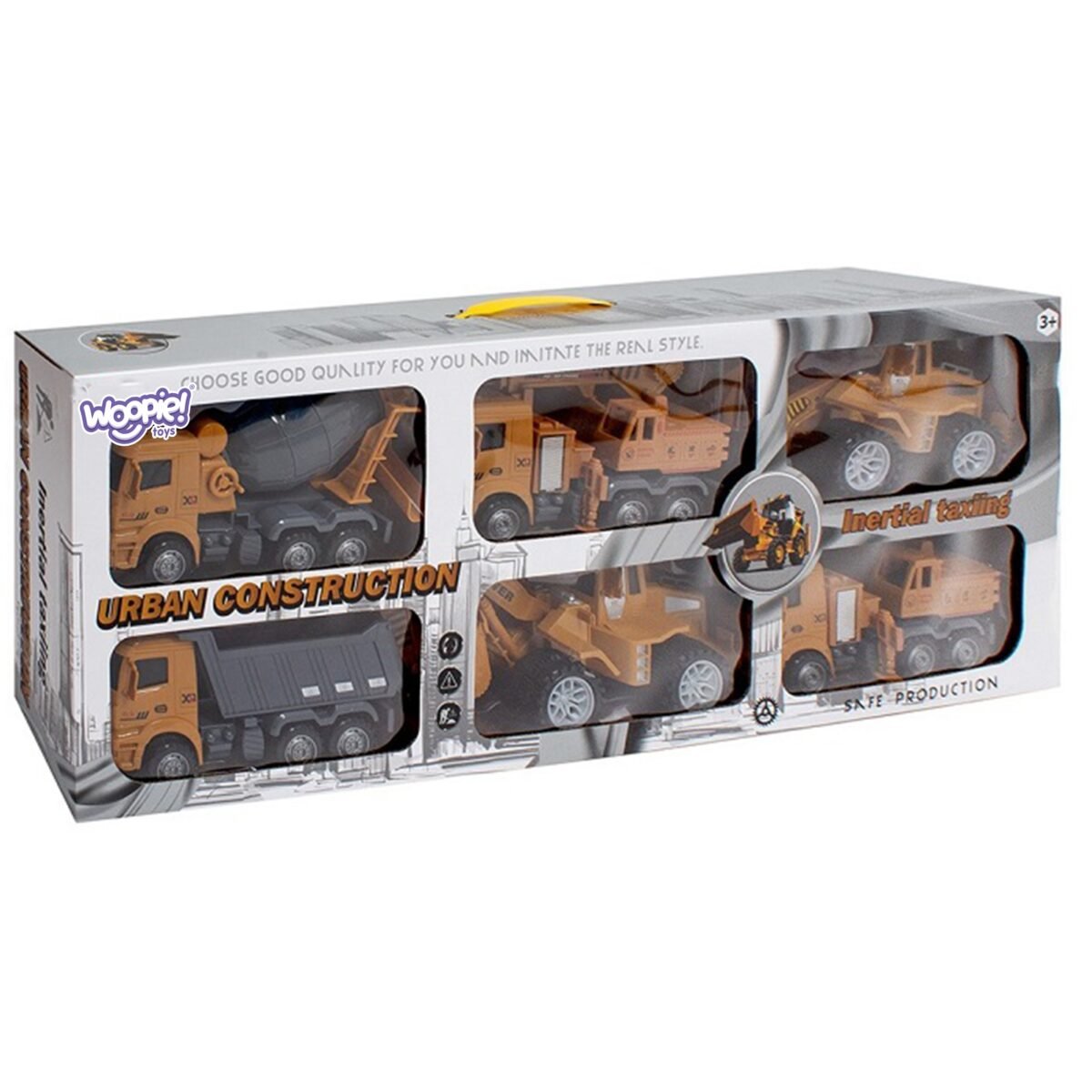 6 dalių didelių statybinių mašinų rinkinys – Paveikslėlis 15