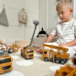 6 dalių didelių statybinių mašinų rinkinys – Paveikslėlis 5