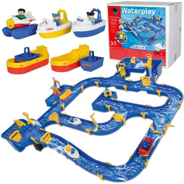 Amsterdamo vandens žaidimų sistema su laiveliais
