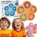 Antistresinė sukamoji dėlionė su rutuliukais