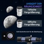 Astronominis veidrodinis teleskopas su 114 mm objektyvu ir dviem okuliarais – Paveikslėlis 6