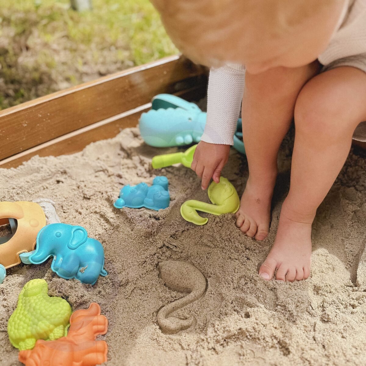 Biologiškai skaidus smėlio rinkinys su 10 priedų – Paveikslėlis 4