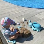 Biologiškai skaidus vėžliukas smėlio ir vonios žaidimams, 8 dalys