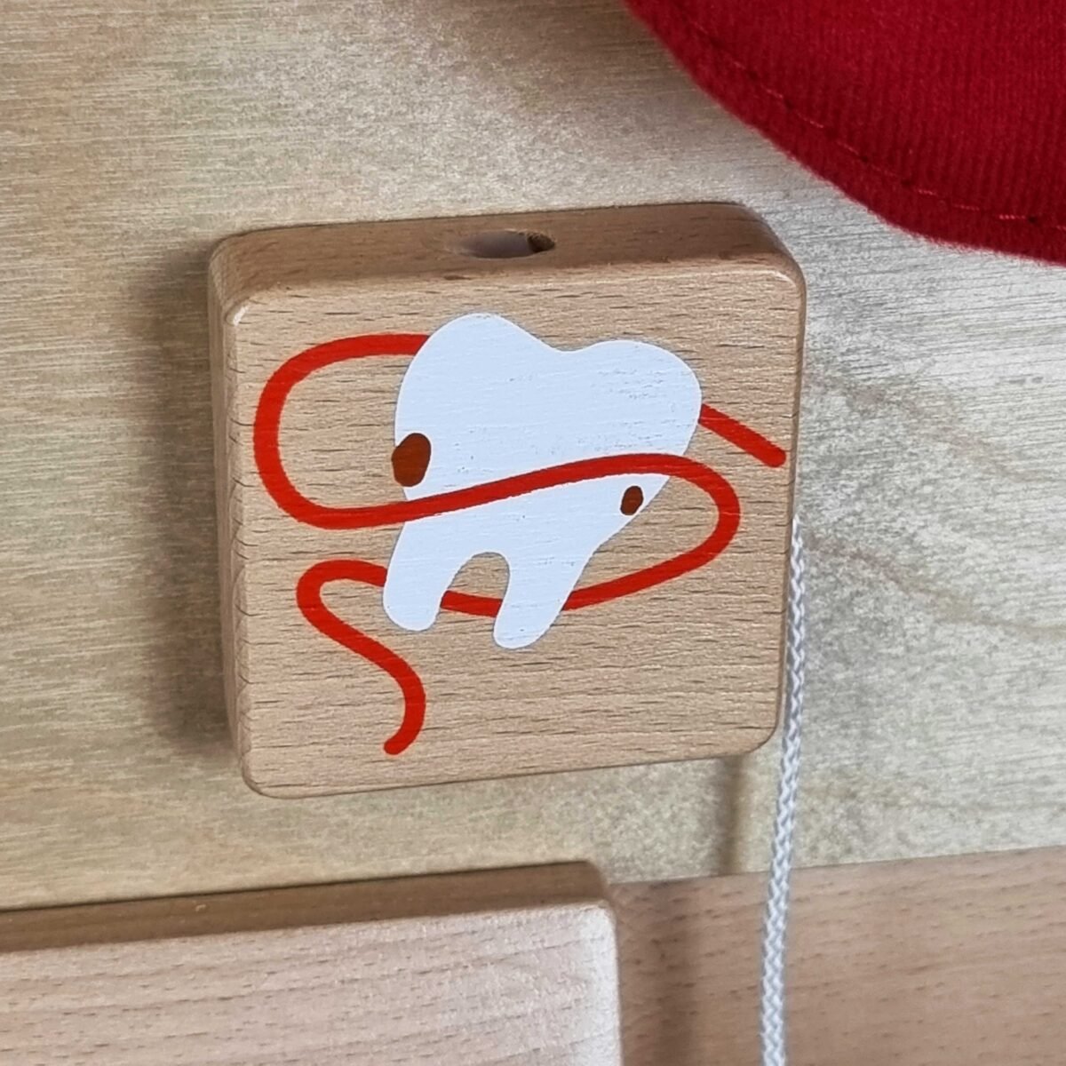 Burnos higienos ir skonių jutiminė lentelė Montessori – Paveikslėlis 12