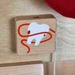 Burnos higienos ir skonių jutiminė lentelė Montessori