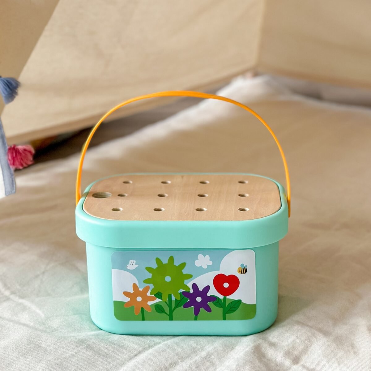 Daugiafunkcė medinė Montessori lavinamoji dėžutė – Paveikslėlis 11