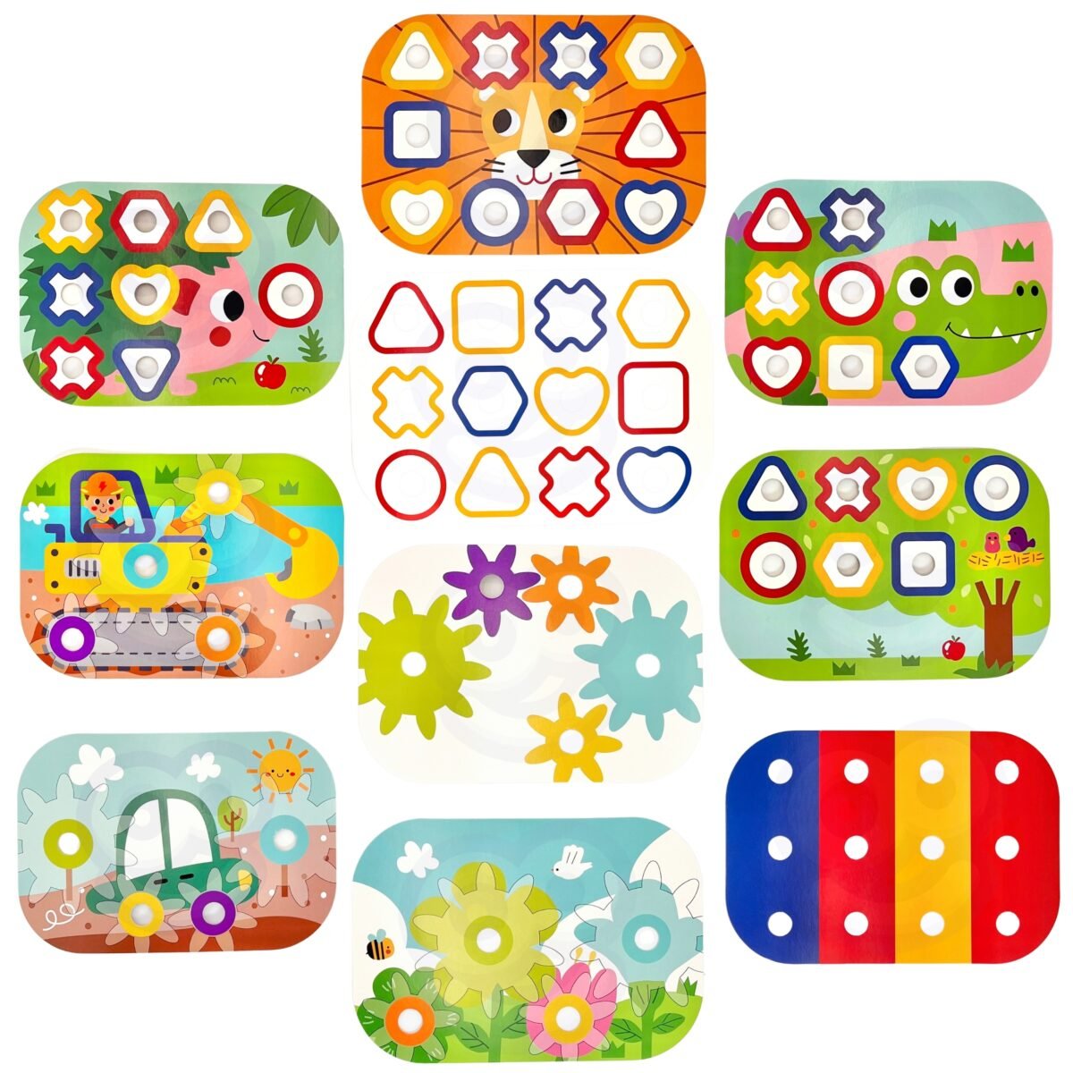 Daugiafunkcė medinė Montessori lavinamoji dėžutė – Paveikslėlis 13