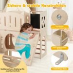 Daugiafunkcinis medinis vidaus laipiojimo kompleksas su 8 žaidimų zonomis (Natūrali) – Paveikslėlis 5