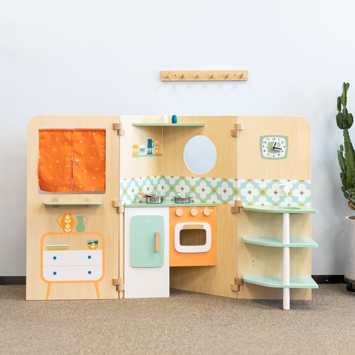 Daugiafunkcis sulankstomas žaidimų namelis su virtuvėle – Paveikslėlis 3