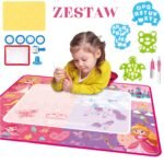 Daugkartinis vandens piešimo kilimėlis princesių motyvais su rašikliais – Paveikslėlis 3