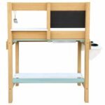 Didelė medinė virtuvėlė su vandens ir smėlio zona – Paveikslėlis 4