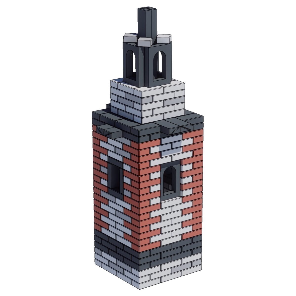 Dideli EVA putų konstravimo blokeliai su stogo elementais – Paveikslėlis 11