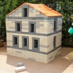 Dideli EVA putų konstravimo blokeliai su stogo elementais – Paveikslėlis 3