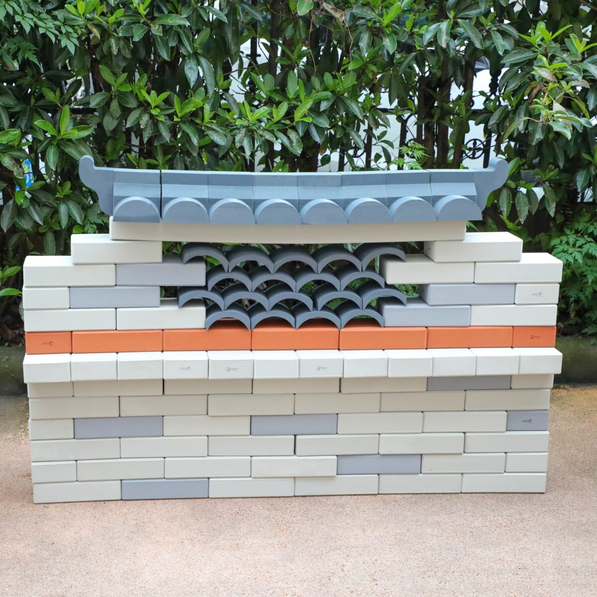 Dideli EVA putų konstravimo blokeliai su stogo elementais – Paveikslėlis 5