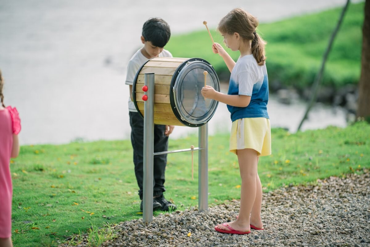 Dideli lauko mediniai būgnai, 2 vnt. – Paveikslėlis 3