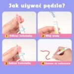 Didelis 2in1 piešimo vandeniu ir UV šviesa kilimėlis – Paveikslėlis 3