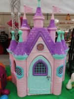 Didelis princesės rūmų žaidimų namelis su bokštais – Paveikslėlis 3