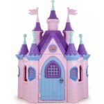 Didelis princesės rūmų žaidimų namelis su bokštais – Paveikslėlis 4