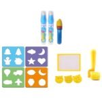 Didelis vandens piešimo kilimėlis su antspaudais ir trafaretais – Paveikslėlis 14