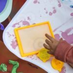 Didelis vandens piešimo kilimėlis su antspaudais ir trafaretais – Paveikslėlis 4