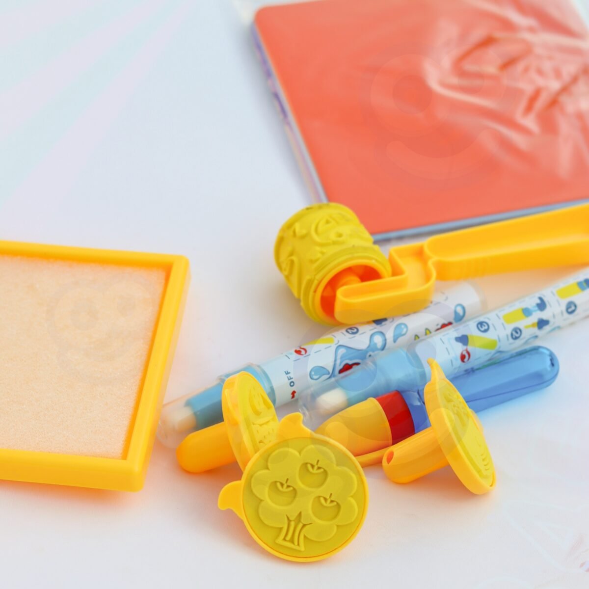 Didelis vandens piešimo kilimėlis su antspaudais ir trafaretais – Paveikslėlis 5