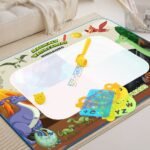 Didelis vandens piešimo kilimėlis su antspaudais ir trafaretais – Paveikslėlis 9