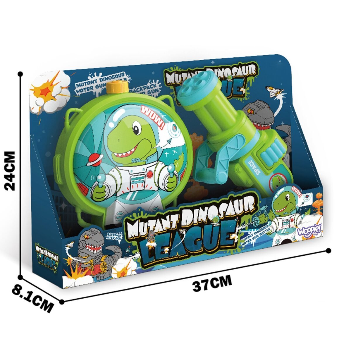 Dinozauro kuprinės vandens pistoletas – Paveikslėlis 5
