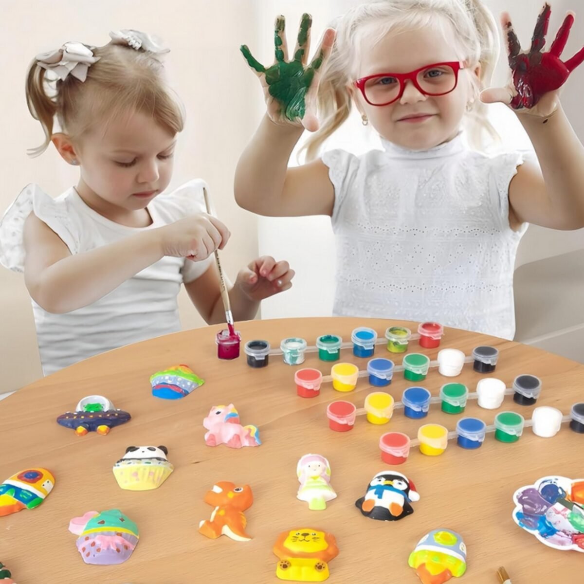 Dinozaurų figūrėlių liejimo ir dažymo rinkinys – Paveikslėlis 2