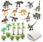 Dinozaurų parko rinkinys su figūrėlėmis ir kilimėliu – Paveikslėlis 3