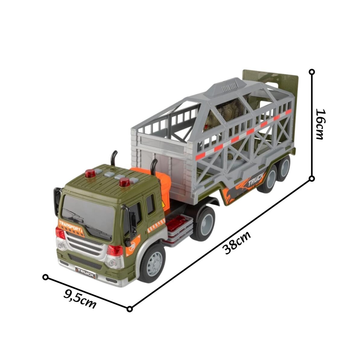 Dinozaurų sunkvežimis su figūrėlėmis, garsais ir šviesomis – Paveikslėlis 11