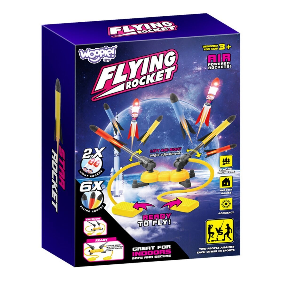 Dviguba putplasčio raketų paleidykla su šviečiančiomis raketomis – Paveikslėlis 7