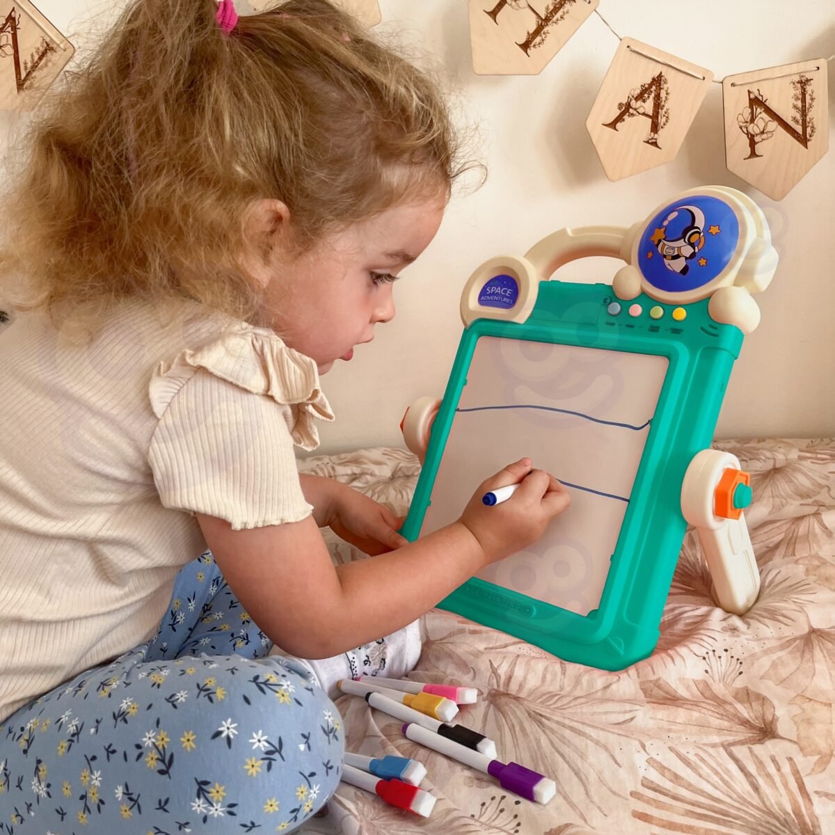 Dvipusė piešimo ir „Tetrio“ dėlionės lenta 2in1 – Paveikslėlis 3