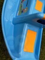 Dvivietės mėlynos lauko sūpuoklės vaikams – Paveikslėlis 4