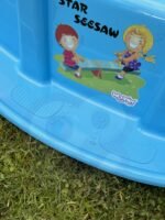 Dvivietės mėlynos lauko sūpuoklės vaikams – Paveikslėlis 5