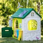 Eco sodo namelis su rusiavimo sistema pauksciu lesyklele ir saules baterijos imitacija 24