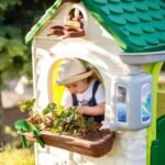 Eco sodo namelis su rusiavimo sistema pauksciu lesyklele ir saules baterijos imitacija 26