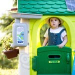 Eco sodo namelis su rusiavimo sistema pauksciu lesyklele ir saules baterijos imitacija 5
