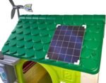 Eco sodo namelis su rusiavimo sistema pauksciu lesyklele ir saules baterijos imitacija 6
