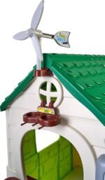Eco sodo namelis su rusiavimo sistema pauksciu lesyklele ir saules baterijos imitacija 9