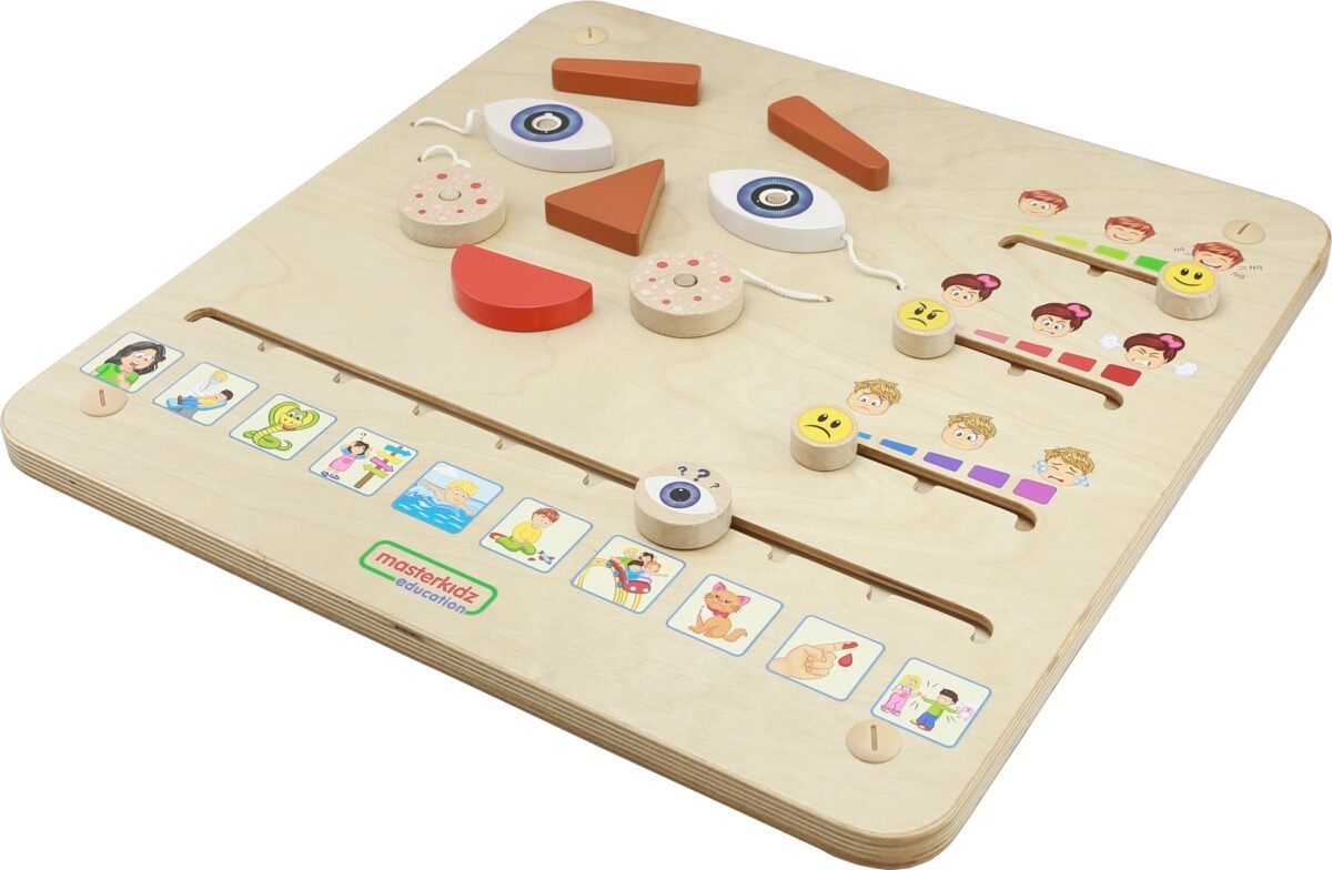 Edukacinė lenta emocijoms pažinti su keičiamais veido bruožais – Paveikslėlis 9