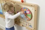 Edukacinė lenta orų ir aprangos mokymuisi